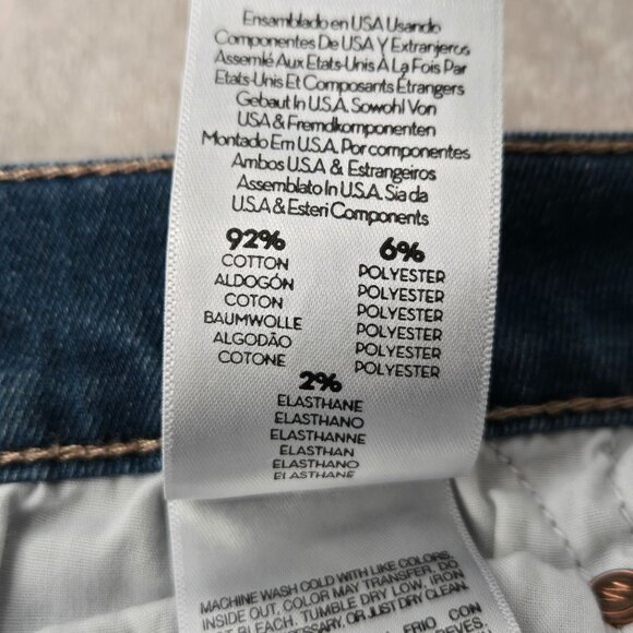 Mother High Waisted Looker Jeans Size 28 Skinny Medium Blue Wash Stretch Denim - Picture 9 of 13